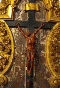 Christ en bois sculpté - détail